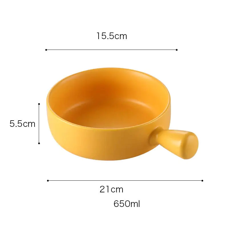 Nordic Style Round Baking Pan for Stylish Baking