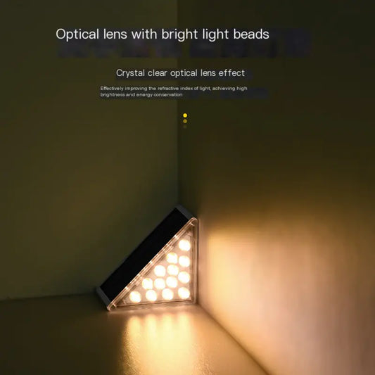 Solar Outdoor Stair Lights - Gray Waterproof Atmosphere Lamp